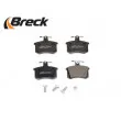 Jeu de 4 plaquettes de frein arrière BRECK 21144 00 704 00 - Visuel 3