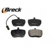 Jeu de 4 plaquettes de frein avant BRECK 21160 00 701 10 - Visuel 3