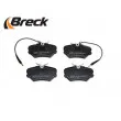 Jeu de 4 plaquettes de frein avant BRECK 21209 00 501 10 - Visuel 3