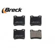 Jeu de 4 plaquettes de frein arrière BRECK 21278 10 701 00 - Visuel 3