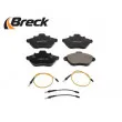 Jeu de 4 plaquettes de frein avant BRECK 21296 00 701 10 - Visuel 3