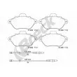 Jeu de 4 plaquettes de frein avant BRECK 21298 00 701 10 - Visuel 1