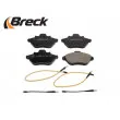 Jeu de 4 plaquettes de frein avant BRECK 21298 00 701 10 - Visuel 3