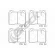 Jeu de 4 plaquettes de frein avant BRECK 21303 00 703 20 - Visuel 1