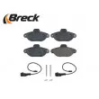 Jeu de 4 plaquettes de frein avant BRECK 21436 00 702 10 - Visuel 3