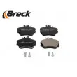 Jeu de 4 plaquettes de frein avant BRECK 21439 00 701 10 - Visuel 3
