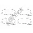Jeu de 4 plaquettes de frein avant BRECK 21470 00 701 00 - Visuel 1
