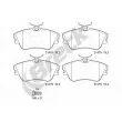 Jeu de 4 plaquettes de frein avant BRECK 21479 00 703 00 - Visuel 1