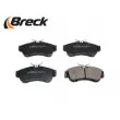 Jeu de 4 plaquettes de frein avant BRECK 21546 00 701 00 - Visuel 3