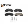 Jeu de 4 plaquettes de frein avant BRECK 21573 00 706 00 - Visuel 3