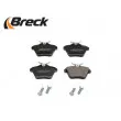 Jeu de 4 plaquettes de frein arrière BRECK 21606 00 702 00 - Visuel 3
