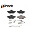 Jeu de 4 plaquettes de frein avant BRECK 21631 00 701 10 - Visuel 3