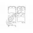 Jeu de 4 plaquettes de frein avant BRECK 21635 00 703 00 - Visuel 1