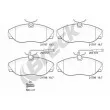 Jeu de 4 plaquettes de frein avant BRECK 21797 00 703 10 - Visuel 1