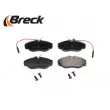 Jeu de 4 plaquettes de frein avant BRECK 21797 00 703 10 - Visuel 3