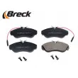 Jeu de 4 plaquettes de frein avant BRECK 21799 00 703 10 - Visuel 3