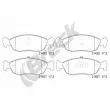 Jeu de 4 plaquettes de frein avant BRECK 21827 00 702 00 - Visuel 1
