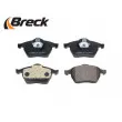 Jeu de 4 plaquettes de frein avant BRECK 21829 00 701 00 - Visuel 3