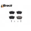 Jeu de 4 plaquettes de frein arrière BRECK 21861 10 704 10 - Visuel 3