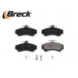 Jeu de 4 plaquettes de frein avant BRECK 21920 00 701 10 - Visuel 3