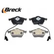 Jeu de 4 plaquettes de frein avant BRECK 21938 00 701 10 - Visuel 3