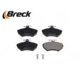 Jeu de 4 plaquettes de frein avant BRECK 21945 00 701 00 - Visuel 3