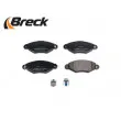 Jeu de 4 plaquettes de frein avant BRECK 21980 00 702 00 - Visuel 3