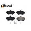 Jeu de 4 plaquettes de frein avant BRECK 21983 00 701 10 - Visuel 3