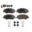Jeu de 4 plaquettes de frein avant BRECK 22062 00 703 00 - Visuel 3