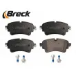 Jeu de 4 plaquettes de frein arrière BRECK 22308 00 702 00 - Visuel 3
