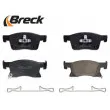 Jeu de 4 plaquettes de frein avant BRECK 22345 00 701 00 - Visuel 3