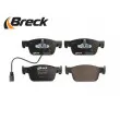 Jeu de 4 plaquettes de frein avant BRECK 22383 00 551 00 - Visuel 3
