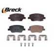 Jeu de 4 plaquettes de frein avant BRECK 22397 00 701 00 - Visuel 3