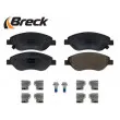 Jeu de 4 plaquettes de frein avant BRECK 22476 00 701 00 - Visuel 3