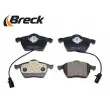 Jeu de 4 plaquettes de frein avant BRECK 23018 00 701 10 - Visuel 3