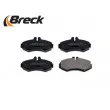 Jeu de 4 plaquettes de frein avant BRECK 23022 00 703 20 - Visuel 3