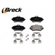 Jeu de 4 plaquettes de frein avant BRECK 23070 00 701 20 - Visuel 3