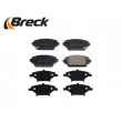 Jeu de 4 plaquettes de frein avant BRECK 23094 00 701 00 - Visuel 3