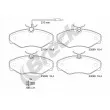 Jeu de 4 plaquettes de frein avant BRECK 23099 00 703 10 - Visuel 1