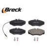 Jeu de 4 plaquettes de frein avant BRECK 23099 00 703 10 - Visuel 3