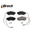 Jeu de 4 plaquettes de frein avant BRECK 23124 00 701 10 - Visuel 3