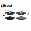 Jeu de 4 plaquettes de frein avant BRECK 23140 00 701 10 - Visuel 3