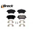 Jeu de 4 plaquettes de frein avant BRECK 23144 00 701 20 - Visuel 3