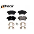 Jeu de 4 plaquettes de frein avant BRECK 23144 00 701 30 - Visuel 3