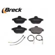 Jeu de 4 plaquettes de frein avant BRECK 23146 00 501 10 - Visuel 3