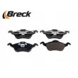 Jeu de 4 plaquettes de frein avant BRECK 23154 00 702 00 - Visuel 3