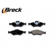 Jeu de 4 plaquettes de frein avant BRECK 23200 00 702 00 - Visuel 3