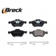 Jeu de 4 plaquettes de frein avant BRECK 23215 00 701 00 - Visuel 3