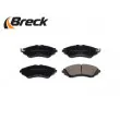 Jeu de 4 plaquettes de frein avant BRECK 23234 00 701 10 - Visuel 3