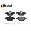 Jeu de 4 plaquettes de frein avant BRECK 23245 00 701 00 - Visuel 3